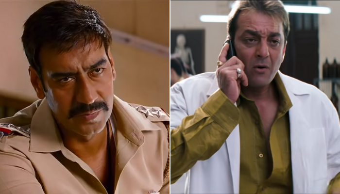 Actors Ajay Devgn and Sanjay Dutt in stereotypical roles in Bollywood