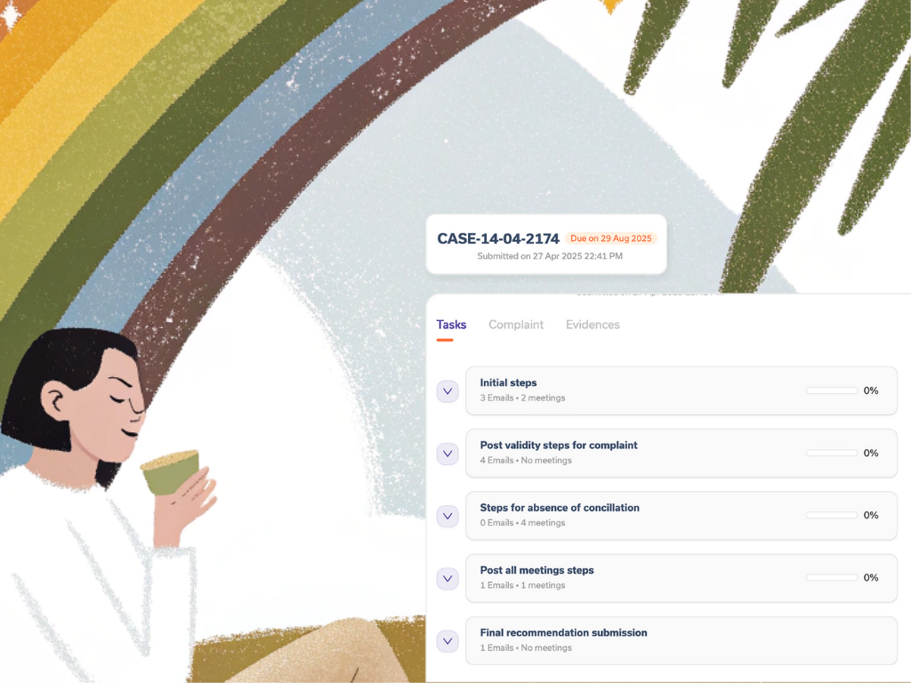 Standardized case management workflows